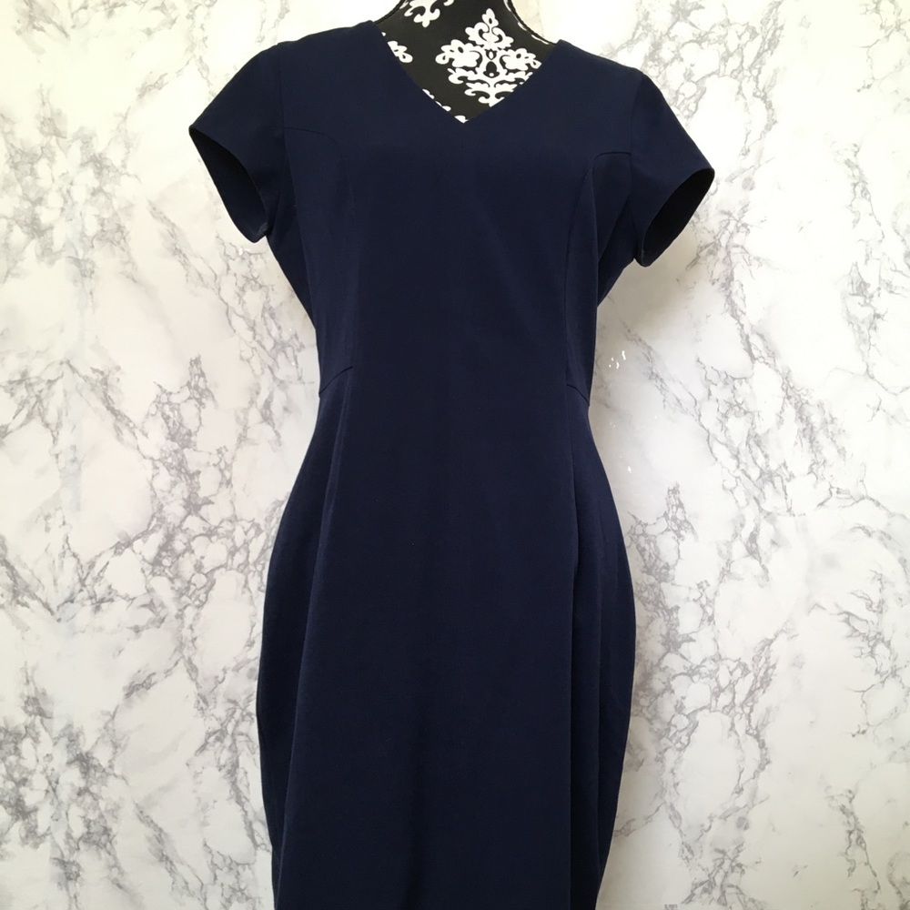Downeast Collection Navy Blue Pencil Dress